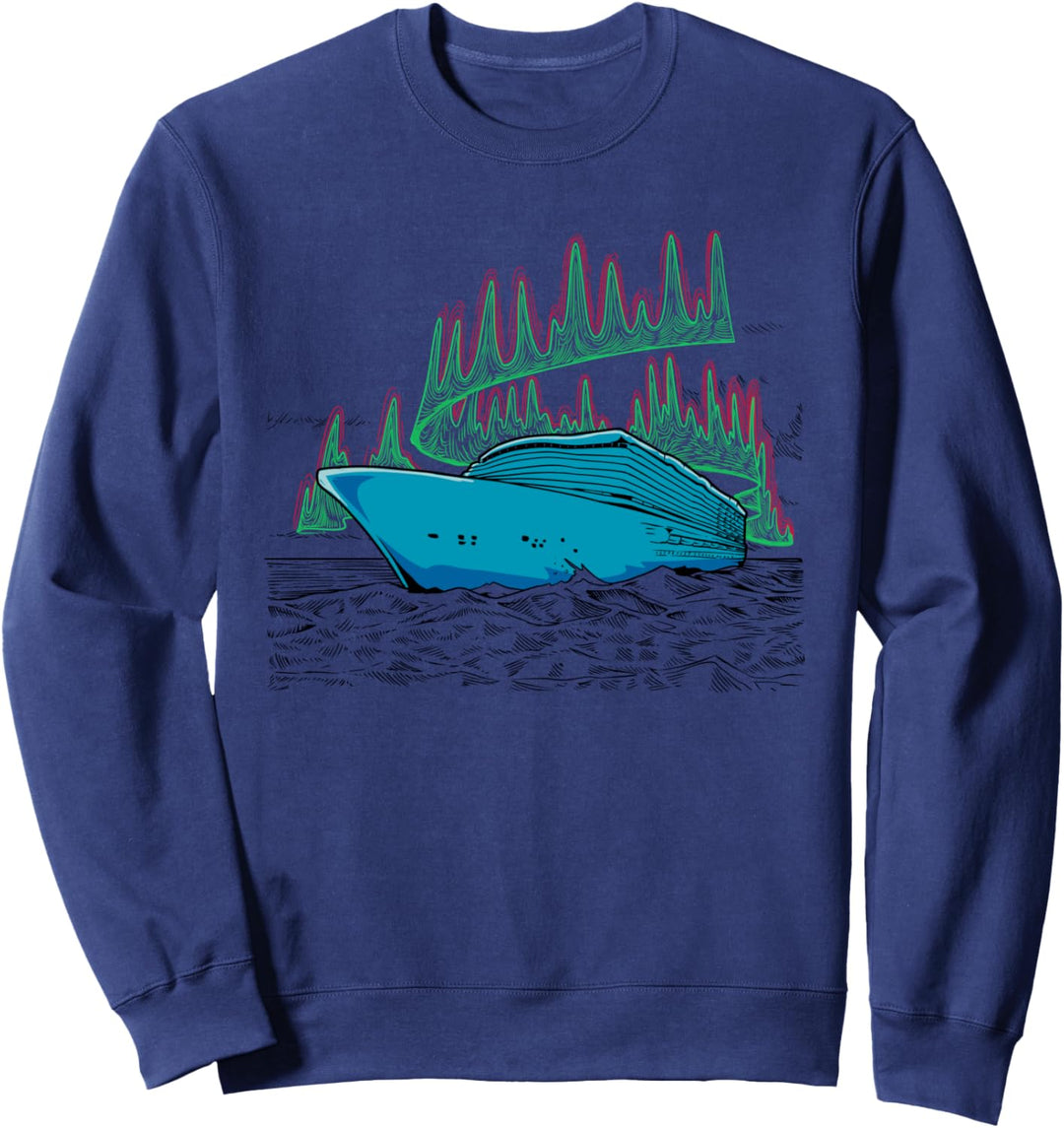 Polarlichter Kreuzfahrt Sweatshirt