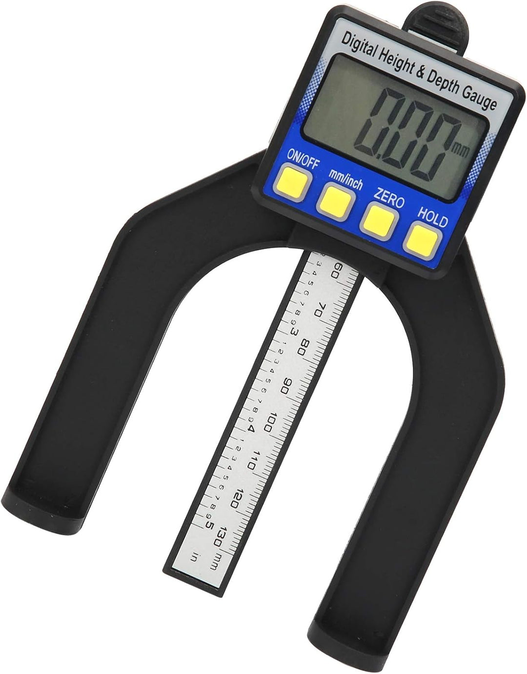 VBESTLIFE Digitales elektronisches Höhenmessgerät, Mini-Höhenmessgerät, Tiefenmessgerät, 080 mm, gro