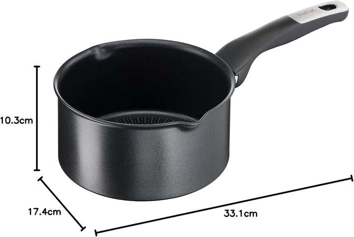 Tefal Unlimited Stielkasserolle 16 cm (1,5 l), Antihaftbeschichtung, kratzfest, leicht zu reinigende