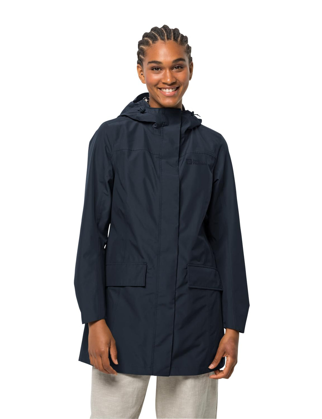 Jack Wolfskin Damen Cape York Paradise Coat W Mantel, night blue