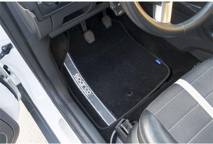 Sparco Automatten Sparco silber/schwarz (Type B) TEPPICH TEPPICH STRADA TEPPICH SILBER, TEPPICH STRA