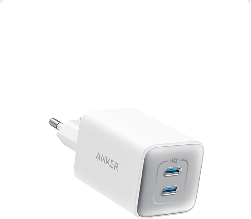 Anker USB C Ladegerät 47W, 523 Charger (Nano 3), kompakt mit 2 Anschlüssen GaN Schnellladegerät für