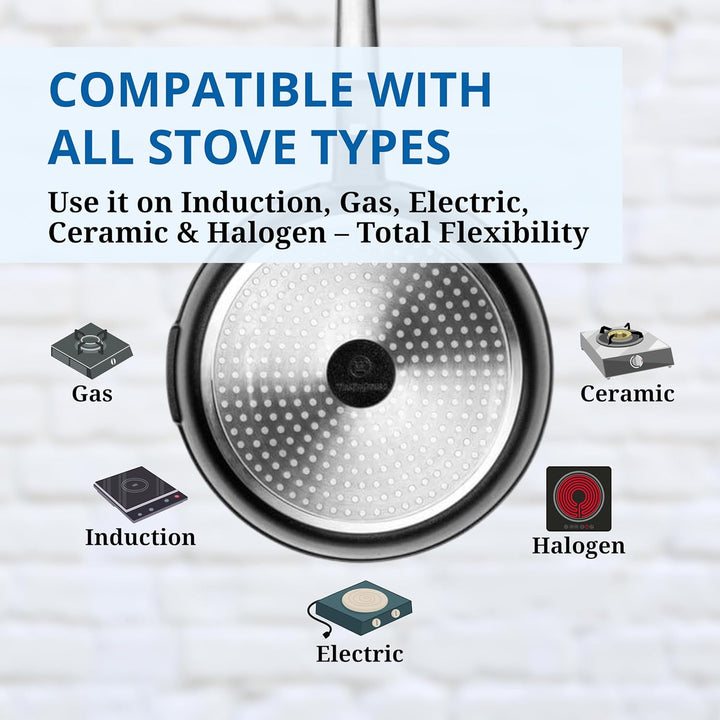 Westinghouse PERFORMANCE SERIES Bratpfanne, Beschichtete Pfanne 28 cm Induktion, Für alle Herdarten,