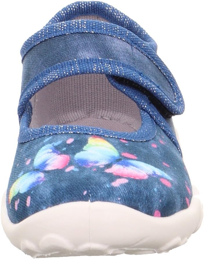 Superfit Mädchen Bonny Hausschuhe 23 EU Blau 8030, 23 EU Blau 8030