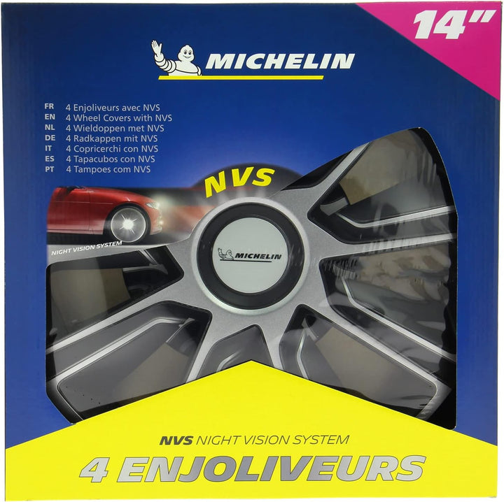 MICHELIN 009113 Felgensatz, 4 Stück, 14 Zoll, NVS 49, zweifarbig, 14 zoll