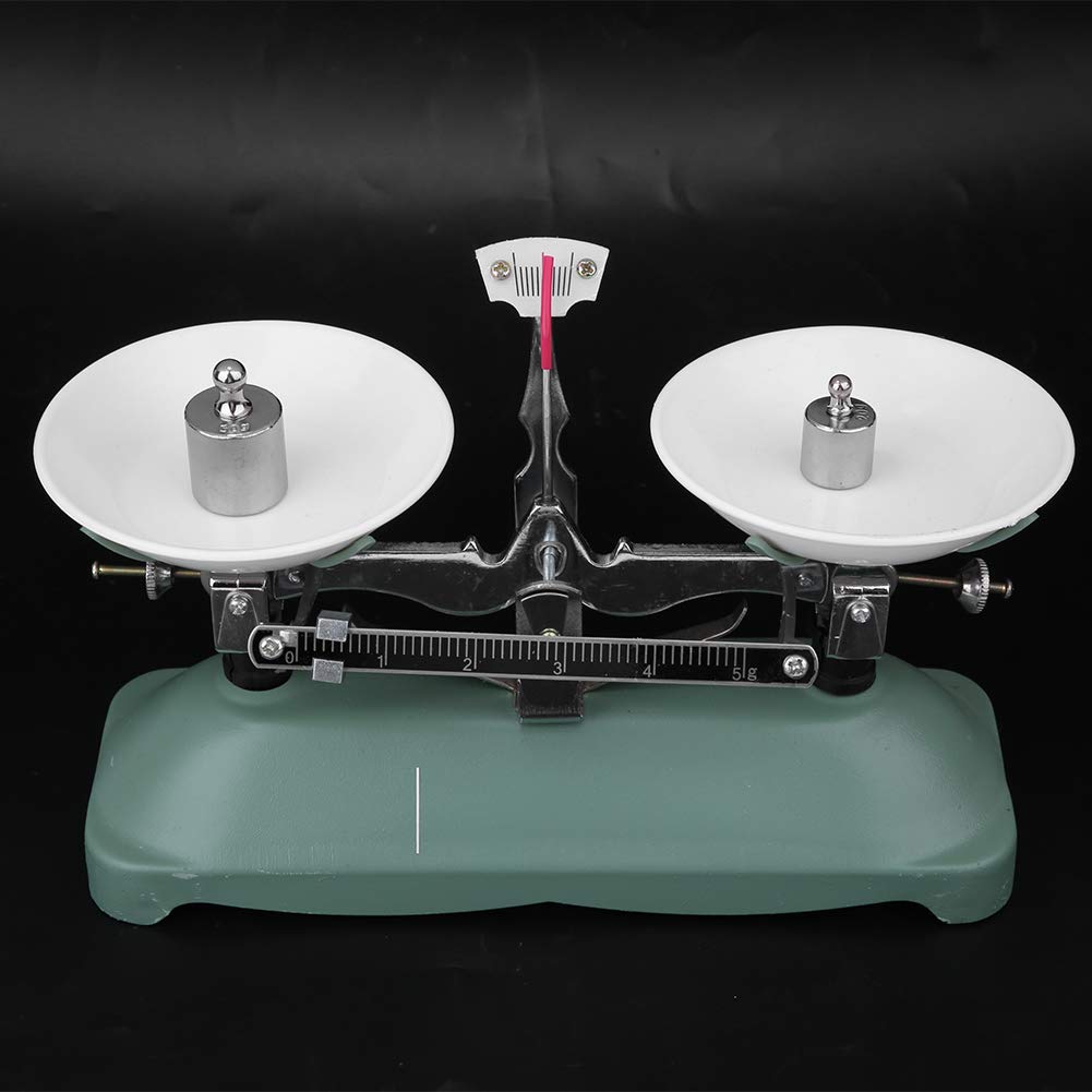 100/500-Gramm-Mechanische Waage mit Gewichtssatz Waagenschale 10 G, 20 G, 50 G, 100 G, 200 G Gewicht