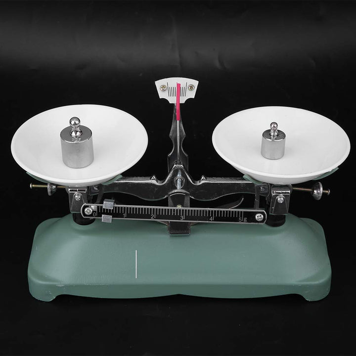 100/500-Gramm-Mechanische Waage mit Gewichtssatz Waagenschale 10 G, 20 G, 50 G, 100 G, 200 G Gewicht