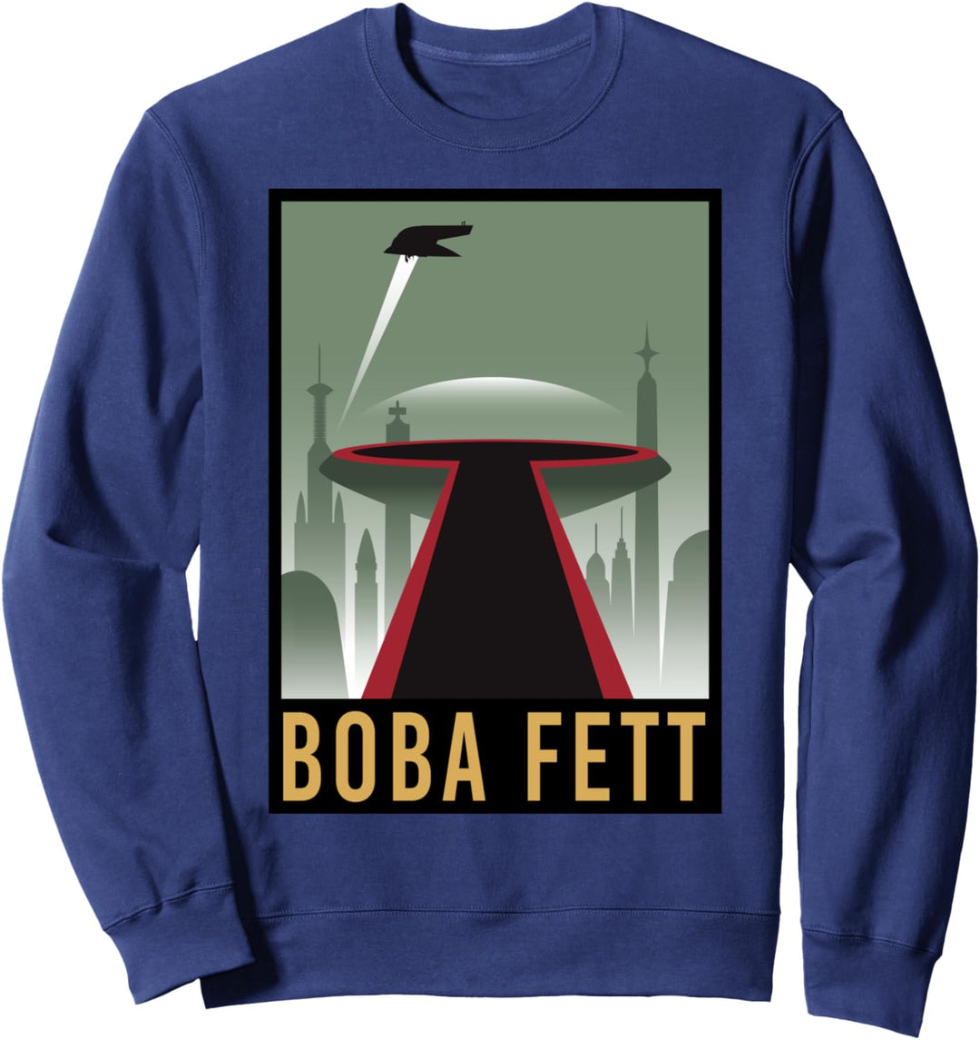 Star Wars Boba Fett Modern Art Poster Sweatshirt