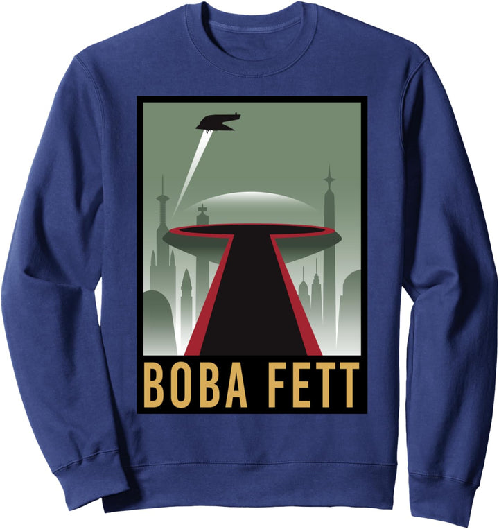 Star Wars Boba Fett Modern Art Poster Sweatshirt