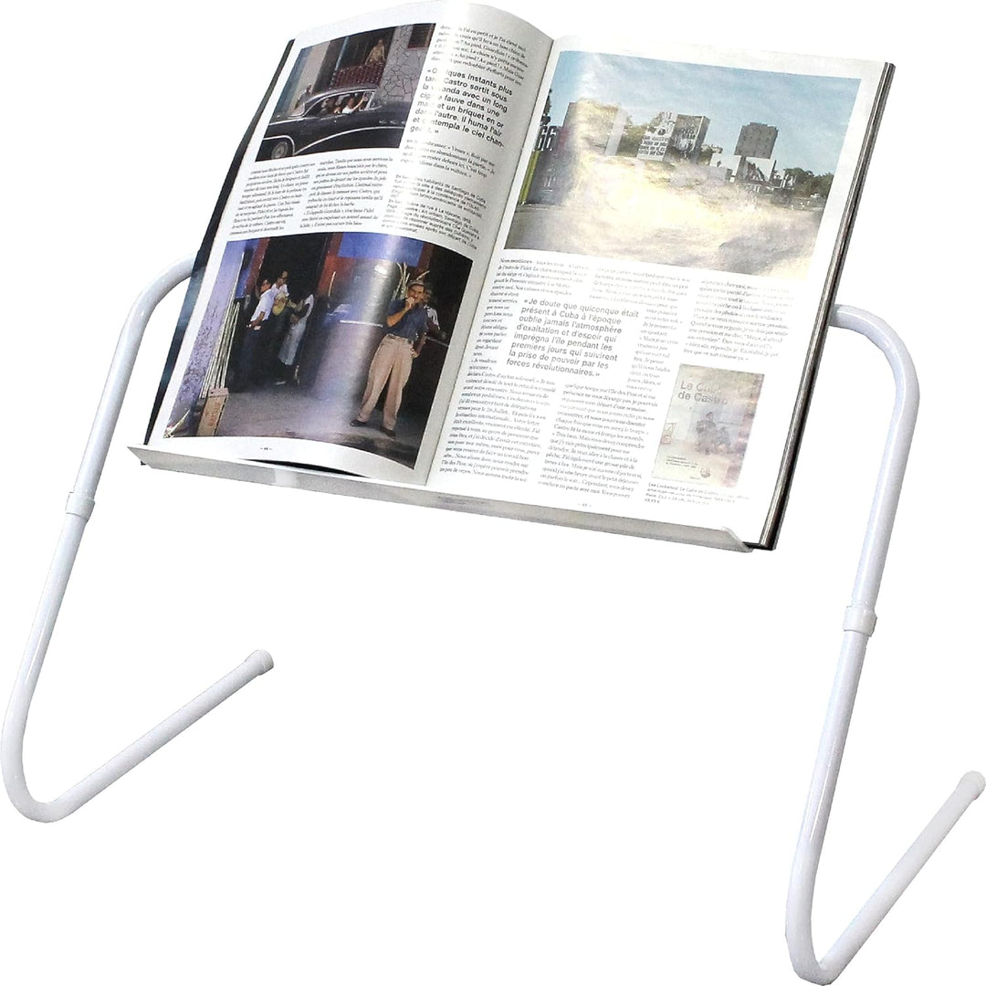 Genius ideas R 191270 Buchstütze PVC und Metall, weiss