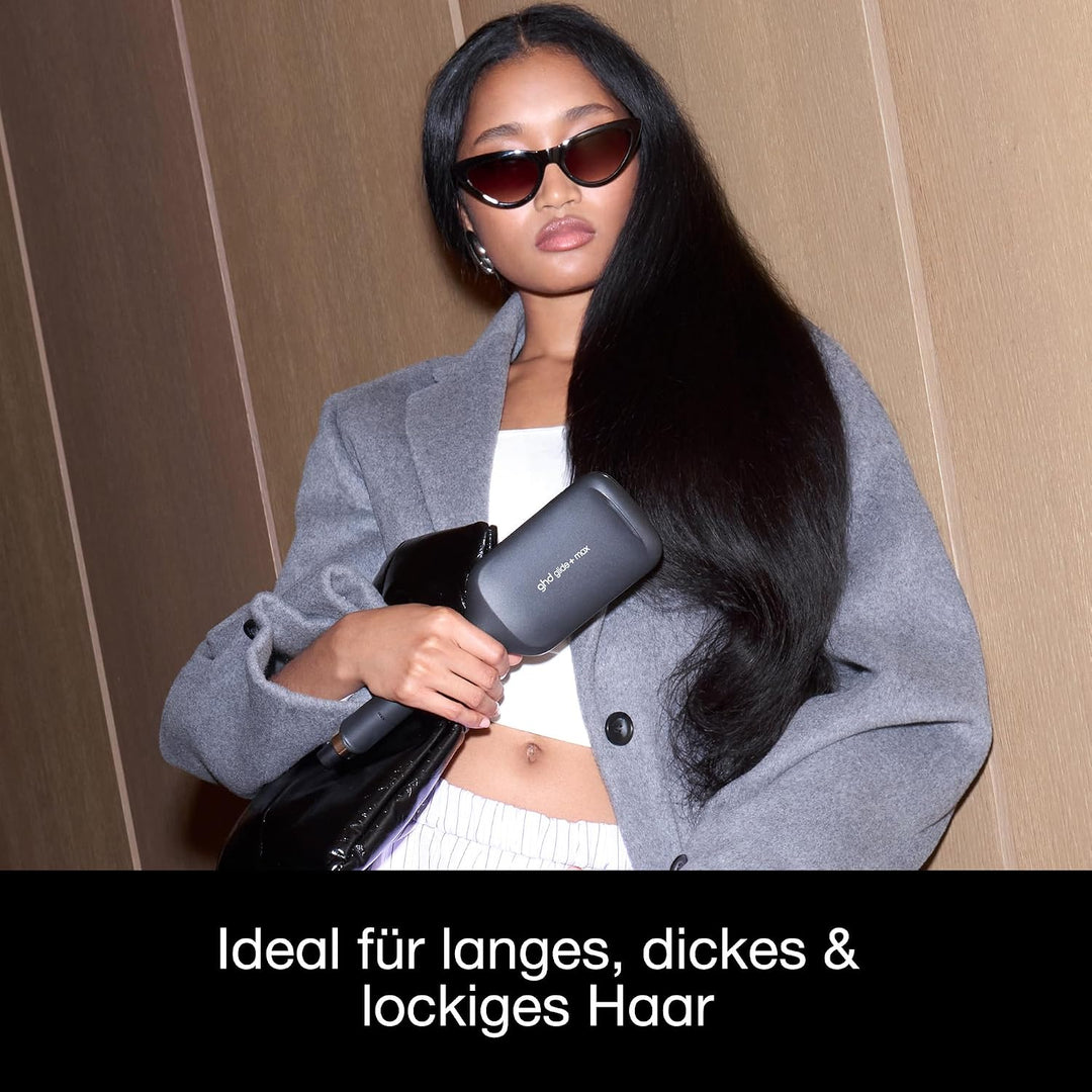ghd glide+ max Hot Brush: Haarglätter Bürste für dicke &amp; lockige Haare | Hot Brush für schnelles &amp; e