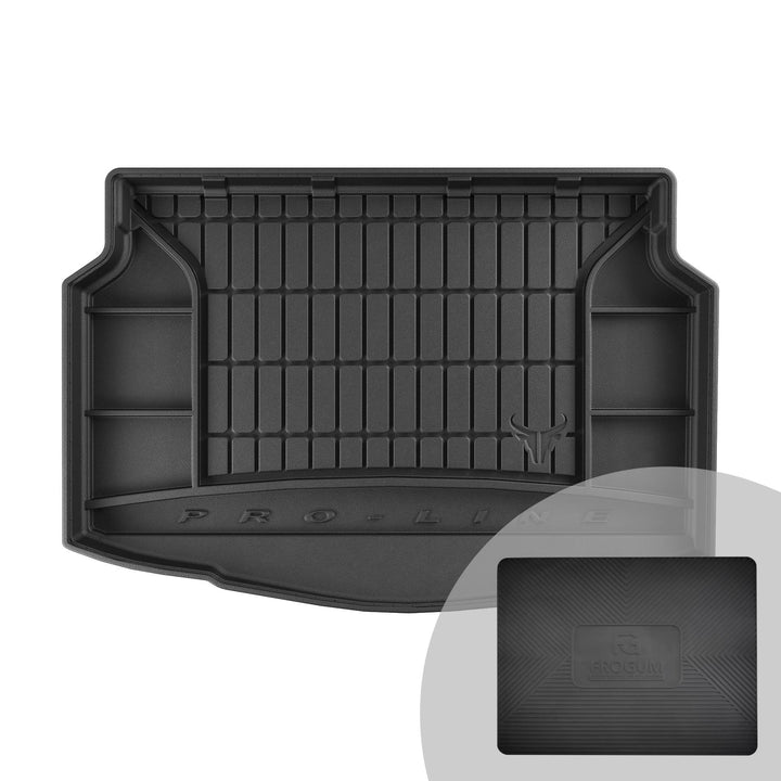 FROGUM ProLine 3D Gummimatte Exklusive Auto Kofferraummatte Kofferraumwanne für Toyota Yaris IV ab 2
