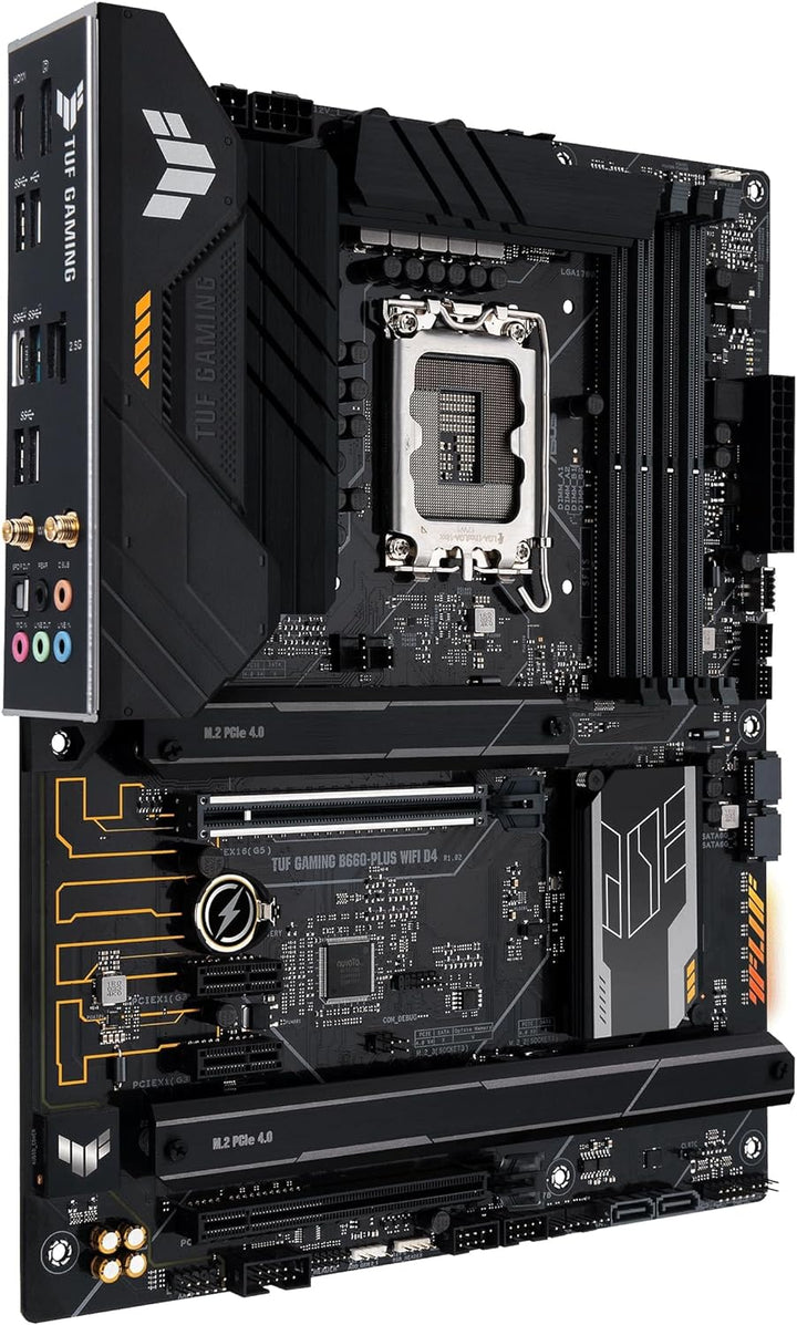ASUS TUF GAMING B660-PLUS WIFI D4 Mainboard Sockel Intel LGA 1700 (Intel B660, ATX, DDR4 Speicher, D
