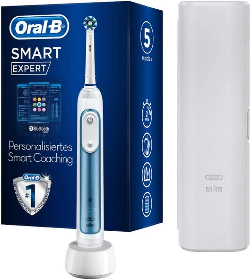 Oral-B Smart Expert Elektrische Zahnbürste/Electric Toothbrush, 5 Putzmodi für Zahnpflege & Bluetoot