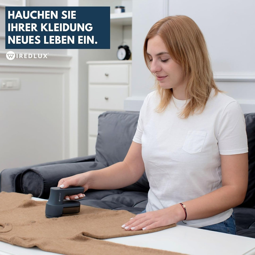 Fusselrasierer elektrisch aufladbar für Kleidung – Fusselentferner & Pilling-Rasierer mit 3 Geschwin
