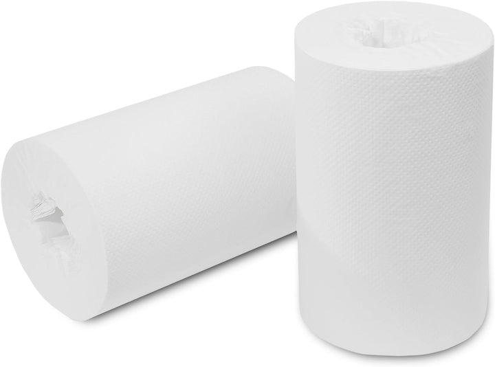 SemyTop Top Handtuchrolle Mini, Innenabwicklung 20 cm, ohne Kern, Ø 12 cm, 1 lagig, hochweiss, 1er P