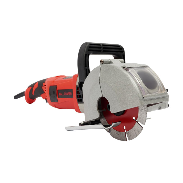 Wandfräse 1300W 6000U/min Mauernutfräse Beton mit Wasserpumpe (121mm) | 1200-1300W, Schnitttiefe/-br