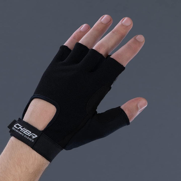 Chiba Erwachsene Handschuh Fit M schwarz uni, M schwarz uni