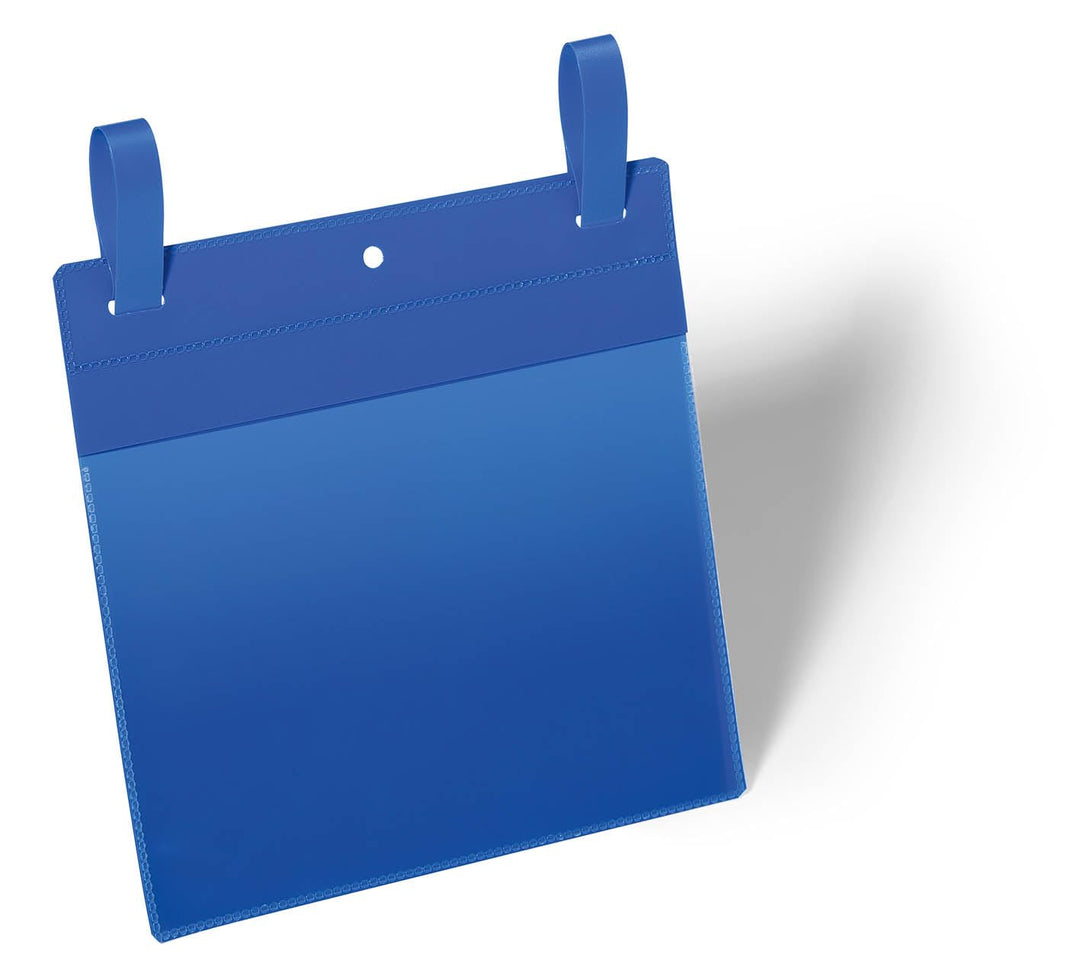 Durable Gitterboxtasche (A5 quer) Packung à  50 Stück blau, 174907 A5 Querformat, A5 Querformat