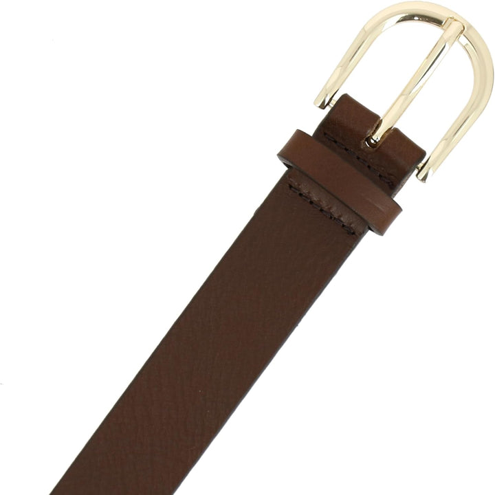 FASHIONGEN - Damengürtel aus pflanzlich gegerbtem Vollnarbenleder, 3 cm breiter ledergürtel, Damengü