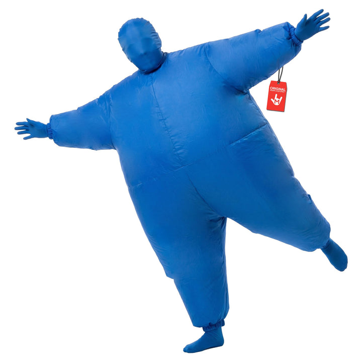 Morph Blaues Aufblasbares Kostüm für Kinder, Megamorph - Einheitsgrösse Blau Kinder, Blau Kinder