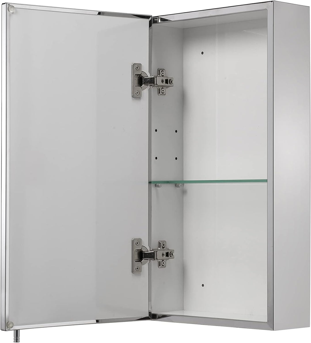 Croydex Anton Schrank, 1 Tür, Edelstahl Standard-Einzeltür, Standard-Einzeltür