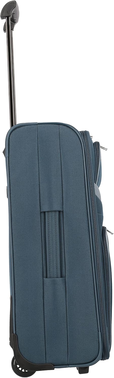 Travelite paklite 2-Rad Koffer Grösse M, Gepäck Serie ORLANDO: Klassischer Weichgepäck Trolley im ze