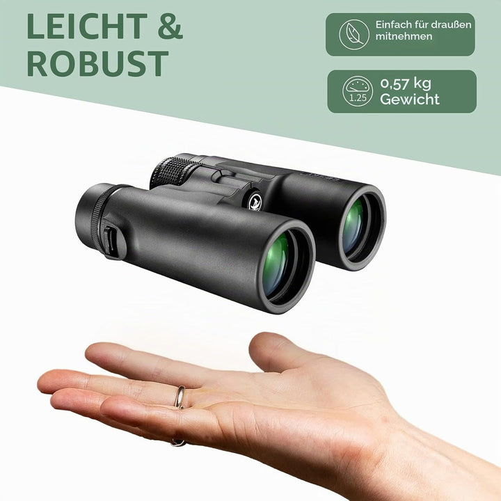 Gosky 10 x 42 Fernglas für Erwachsene, professionelles HD Fernglas, Fernglas für Vogelbeobachtung, R