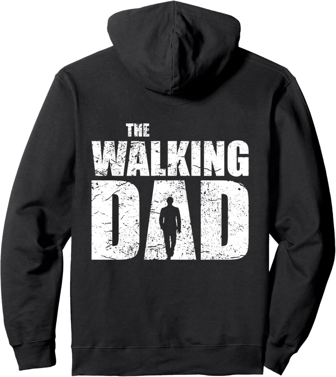 THE WALKING DAD Spruch Papa Vater Geschenk Mann Dead Retro Pullover Hoodie