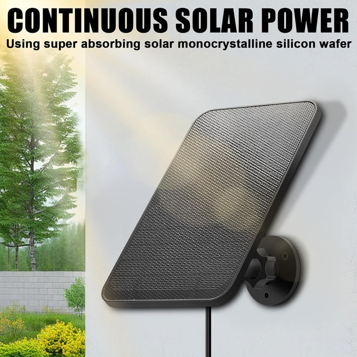 Solarpanel für Blink Kamera Outdoor, 4W Solarpanel kompatibel mit Blink Outdoor Kamera (3rd Gen), Bl