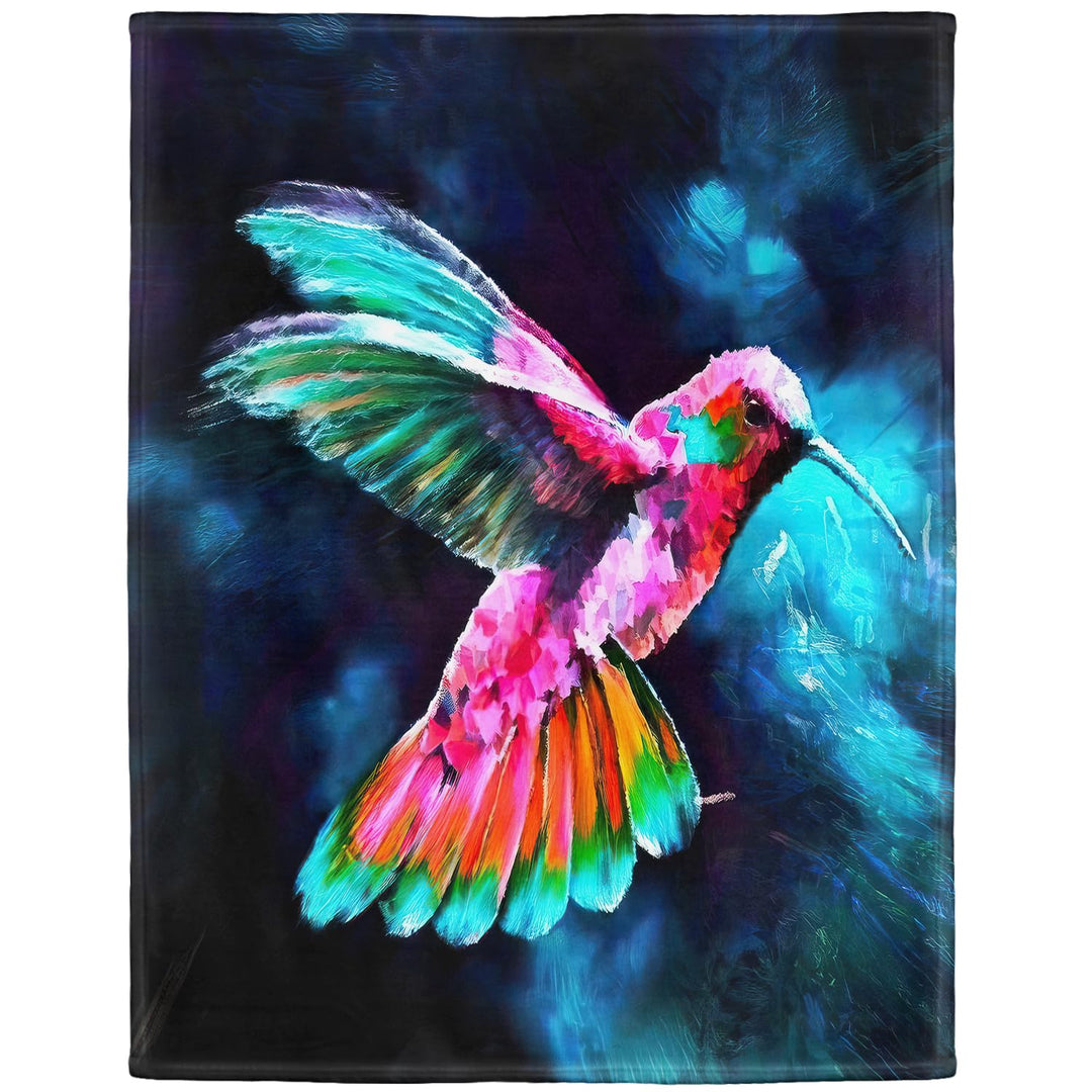 YISUMEI Decke 150x200 cm Kuscheldecken Sanft Flanell Weich Fleecedecke Bunter Vogel 150 x 200 cm, 15
