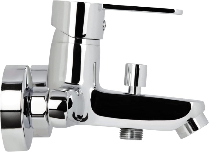 'aquaSu® Badewannenarmatur Jetmix Style, mit Typ 1/2 '' Brauseabgang unten und Umstell-Funktion, Ein