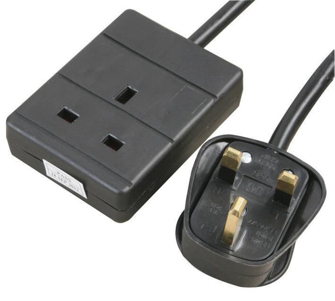 Pro Elec – Single Socket-Erweiterung, 15 m schwarz Hundeleine Leine – 9128 Schwarz 15 m