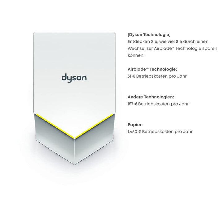 Dyson 307169-01 Airblade V HU02 Handtrockner,