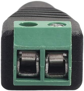 BW 10x Hohlkupplung Hohlbuchse Ø 2,1mm / 5,5mm 12V DC Stecker Überwachungskamera F-10PCS, F-10PCS