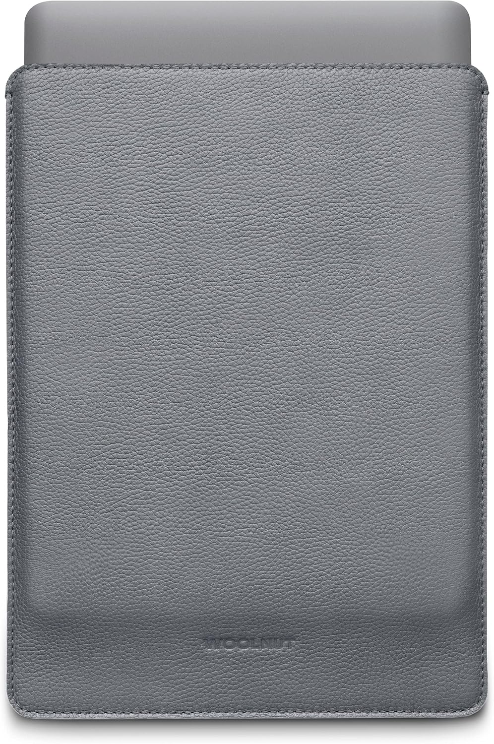 Woolnut Leder Sleeve Case Hülle Tasche für MacBook Pro 13 UNT Air 13/13.6 Zoll - Grau Grau MacBook P