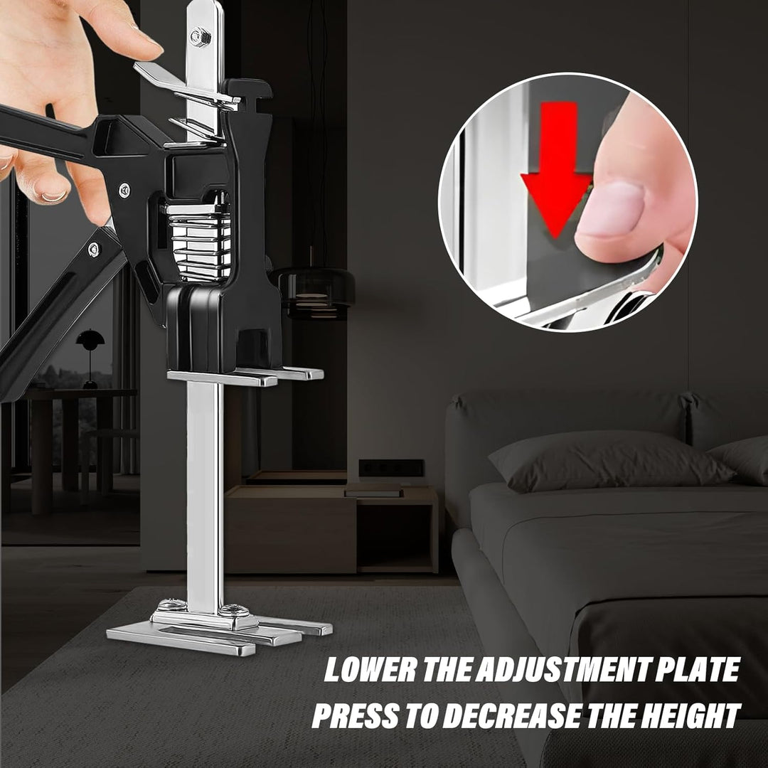 2 STK Arbeitssparender Arm Handheld Jack Tool mit 2 Einstellgeschwindigkeiten, 21cm Höhenversteller,