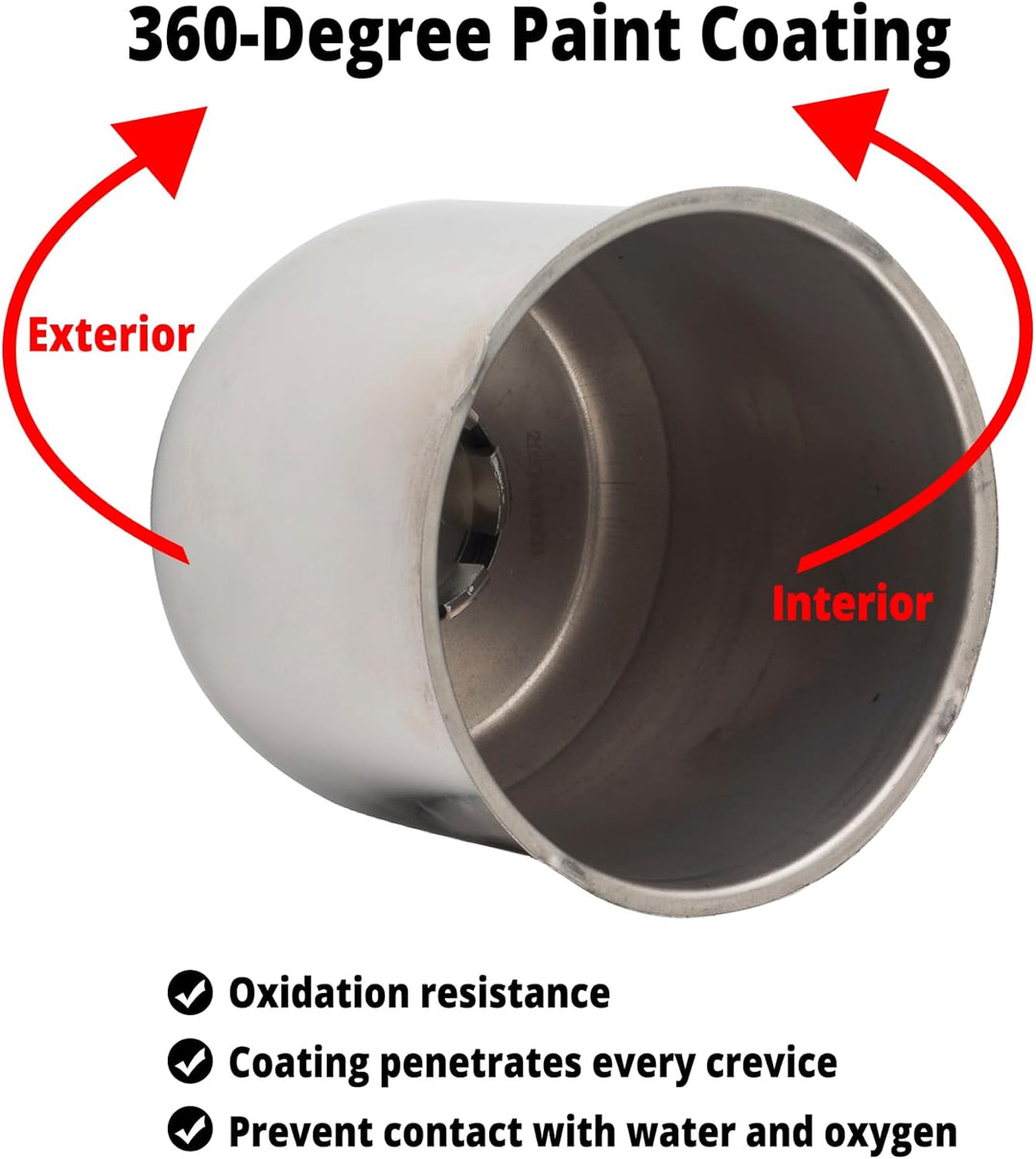RhinoTuning 4 Stück 3.19in aufsteckbare mittelkappen Aluminium-nabendeckel passend für 81mm LKW-Anhä