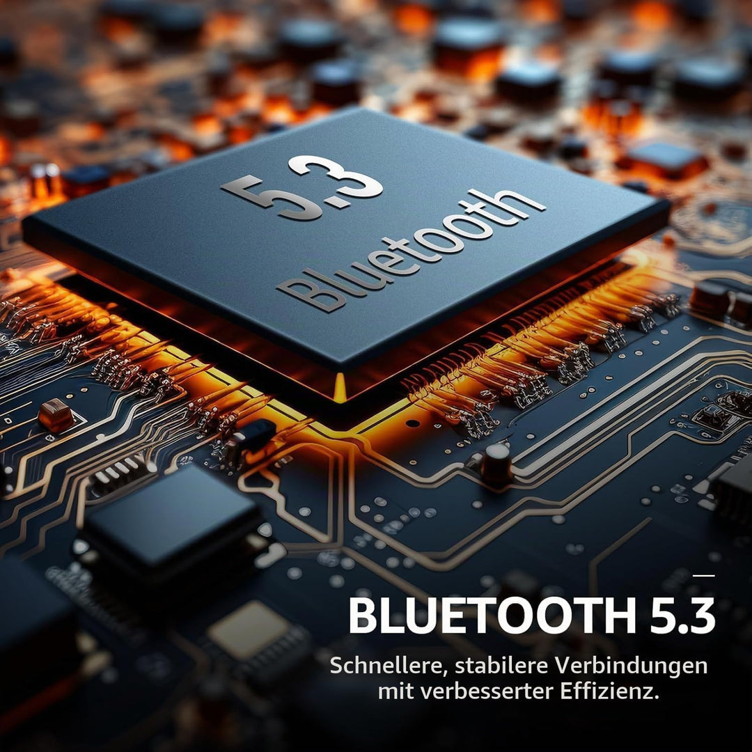TOZO E2 Kopfhörer kabellos Bluetooth, 5.3 Bluetooth Kopfhörer, In Ear Kopfhörer mit APP Steuerung, 3