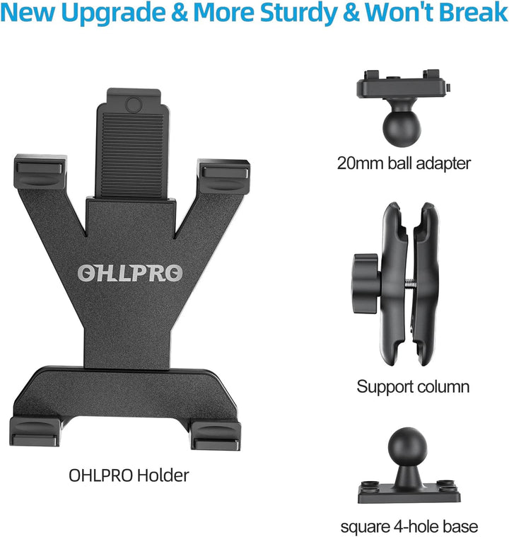 OHLPRO Robuste Bohrbasis Tablet Halterung Auto Dashboard, für iPad/iPad mini Samsung Galaxy (alle 7"