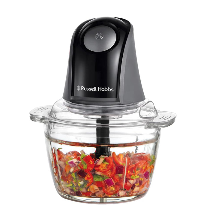 Russell Hobbs Küchenmaschine [Mini Zerkleinerer] elektrisch (für Gemüse,Obst,Fleisch, Zwiebeln, 1l B