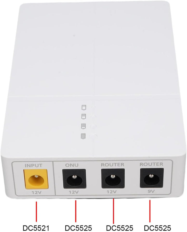 Fockety Mini USV Batterie Backup, 6000 mAh unterbrechungsfreie Stromversorgung für Router, Modem, Üb