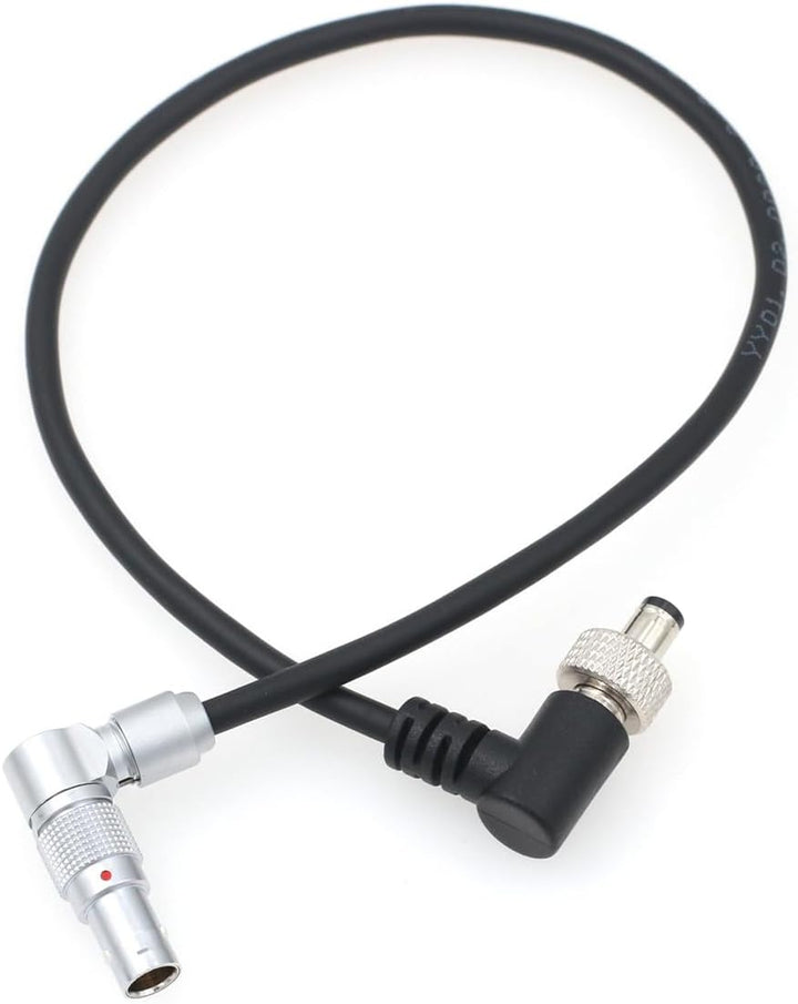 HangTon gedreht rechtwinklig 0B 2 Pin zum verriegelnden DC Barrel Stromkabel für Z Cam E2-F6 S6 F8 K