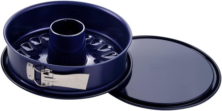 Dr. Oetker Springform Ø 26 cm Back-Liebe Emaille – 26er Kuchenbackform mit extra hohem Rand in Dunke