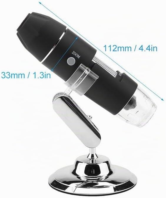 USB Digital Mikroskop, Elektronisches Hand Mikroskop Mikroskop Kamera HD 1600X-Vergrösserungs Endosk