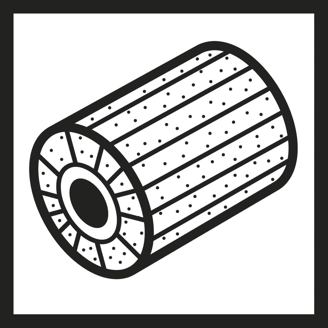 Bosch Accessories Bosch Vliesschleifwalze für Satinierer 19 mm sehr fein 100 mm