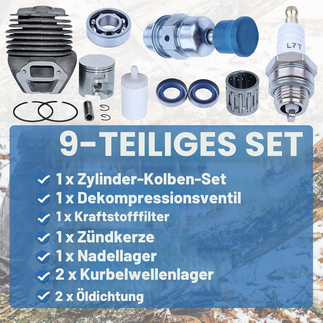 51mm Zylinder Kolben Satz für Husqvarna K760 K750 Trennschleifer, AUMEL Cylinder + Kolben + Ring + Z