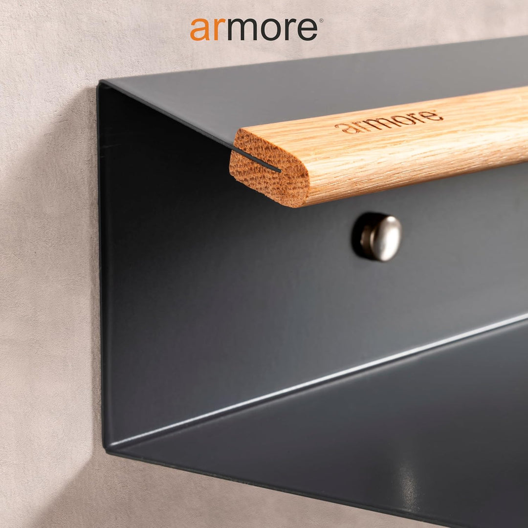 Armore Schuhregal, modern, platzsparend, schmal, zum Aufhängen an der Wand, Eingangsbereich, Metall,