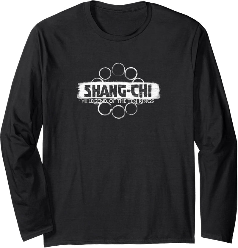 Marvel Shang-Chi Text Logo V2 Langarmshirt