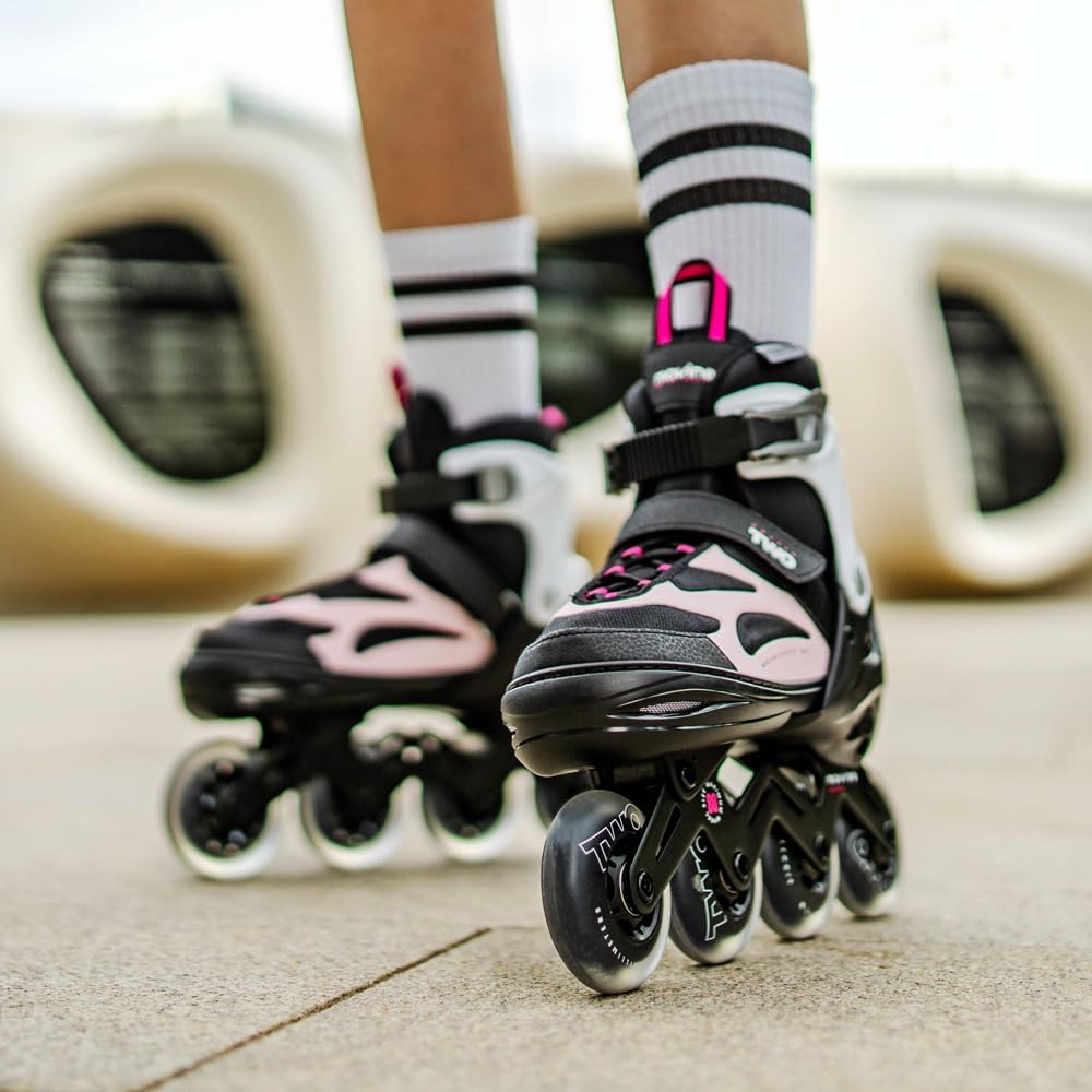 Movino Inline Skates | Cruzer B2/B3/Two | Verstellbare Rollschuhe | Damen Mädchen Jungen Inliner | I